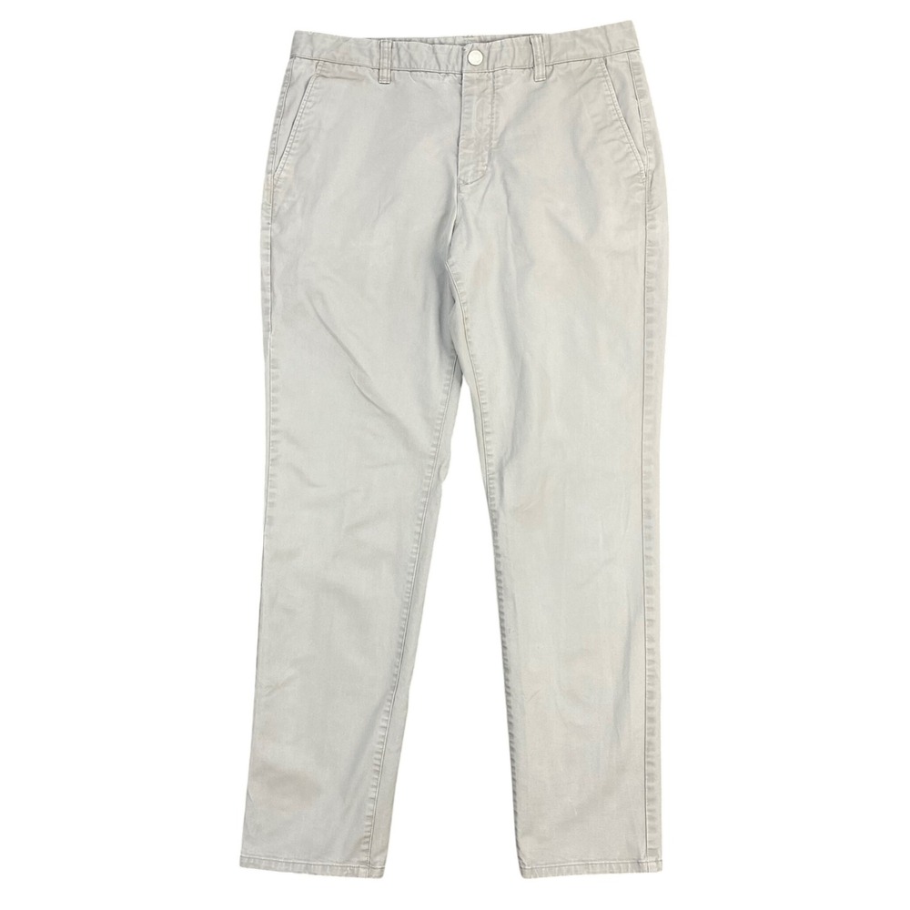 Bonobos Chino Pants Athletic Mens 33/32 Gray Stretch Golf Workwear Preppy